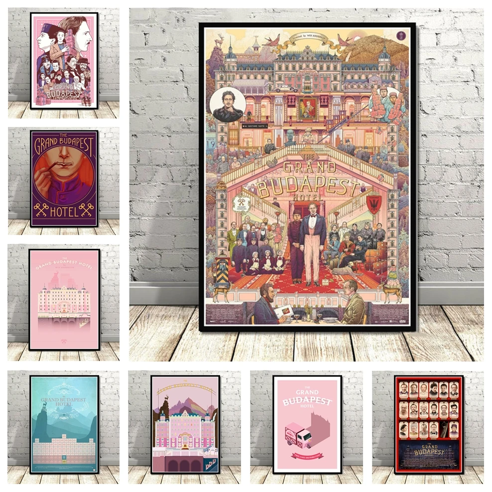 Картина из классического фильма Большой Будапешт художественный Декор для
