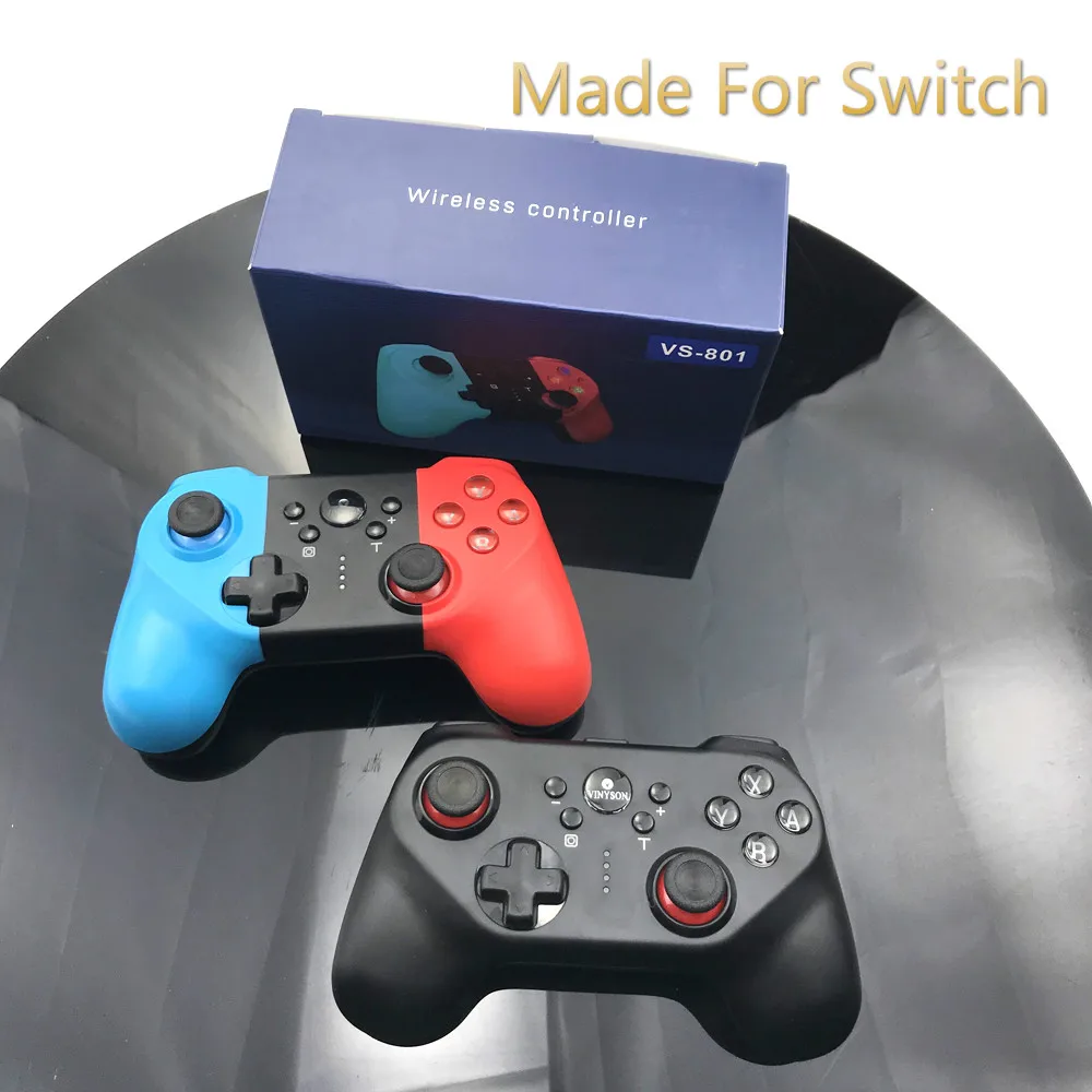 Беспроводной контроллер для Nintendo Switch Pro Bluetooth геймпады вибрация джойстик Mando Lite с