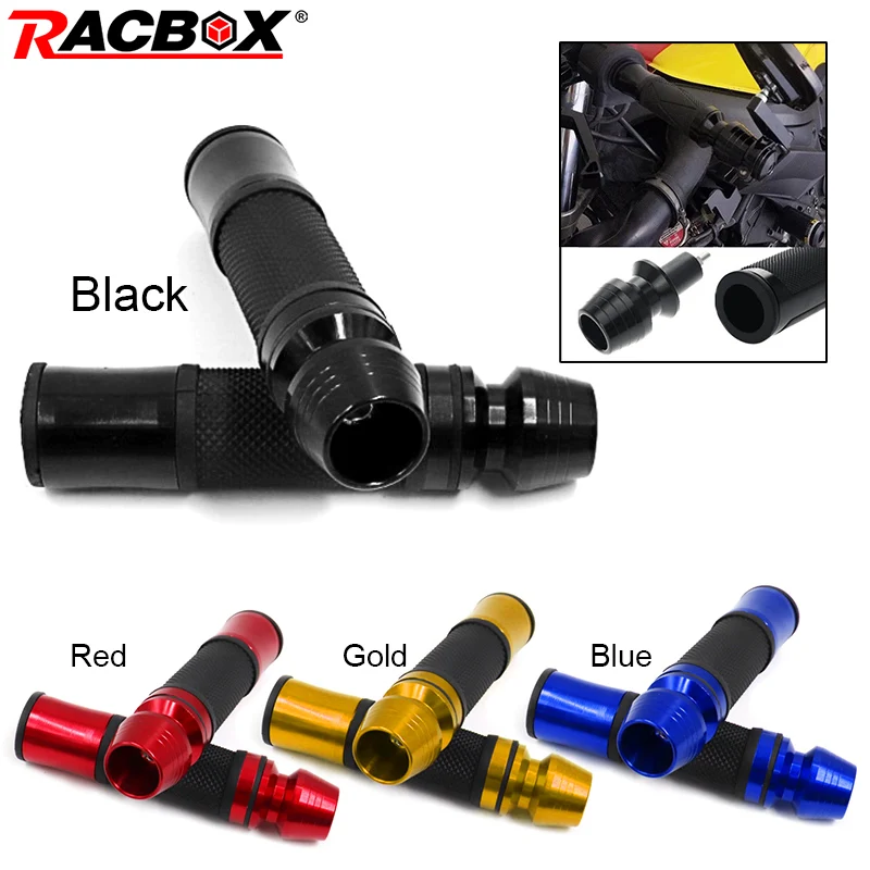 Универсальный 22 мм мотоциклы ручка рукоятка кафе гонщик 7/" Руль Ручки для Yamaha Honda Suzuki Kawasaki Buell Ducati