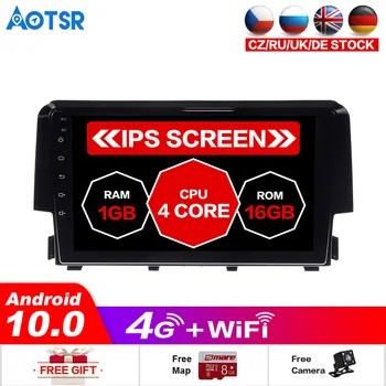 

Android10.0 Car DVD Player GPS Navigation For Honda Civic 2016 2017 2018 Car with radio player Auto Video Multimedia head unit