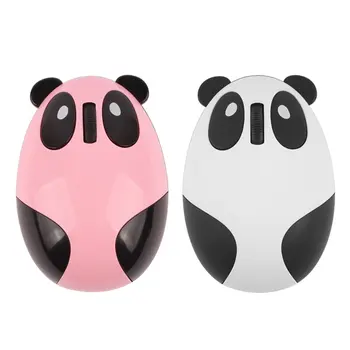 

Silent Mouse 2.4G Wireless Charging Mouse Wired Cute Cartoon Panda Mause USB Cable 3D Gaming Mice With Mouse Pad