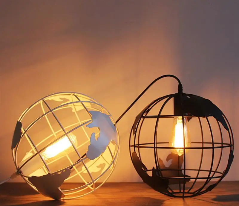 

Nordic Minimalist Globe Pendant Lamp Modern Creative Restaurant Bar Table Iron Hanging Light Cafe Tea Shop Indoor Lighting