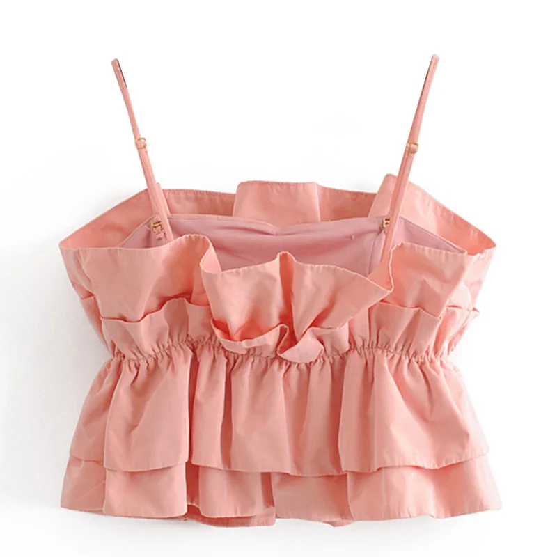 Fandy lokar Taffeta свободные женские майки, топы, модные одноцветные майки, женские элегантные милые майки со складками, женские топы HAB