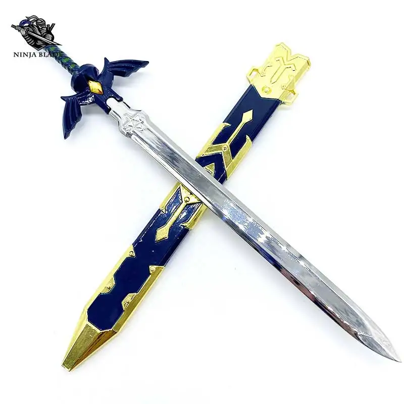 Металлическая НЕОБРАБОТАННАЯ мини-модель для геймеров Link Master Sword Breath of The Wild Hylian