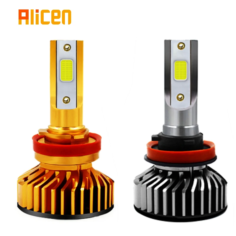 H11Bulb car H4 Led H1H119005HB3 9006H8 6000K low beam high diode fog lights daytime running 12V24V headlight LED | Автомобили и