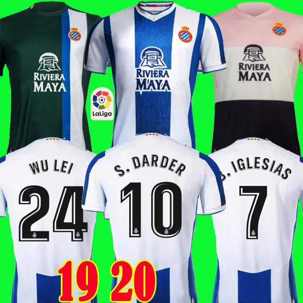 Футбольная Футболка Espanyol jersey BAPTISTA DARDER GRANERO 19 20 Reial Club Deportiu Deportivo Espanol B. IGLESIAS |