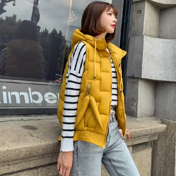 

Cheap wholesale 2019 new autumn winter Hot selling women's fashion casual female nice warm Vest Outerwear MP701