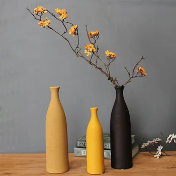 

Classic style colorful Ceramic Vase creative tabletop Vase Wedding Gifts office Home decor Handicraft Flowers Vases J