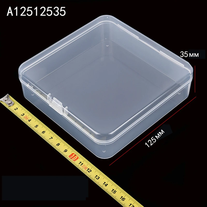 Plastic Box for Coins, Business Card, ID Card, Desk Tiny sundries Clips, Beads Craft small Accessories