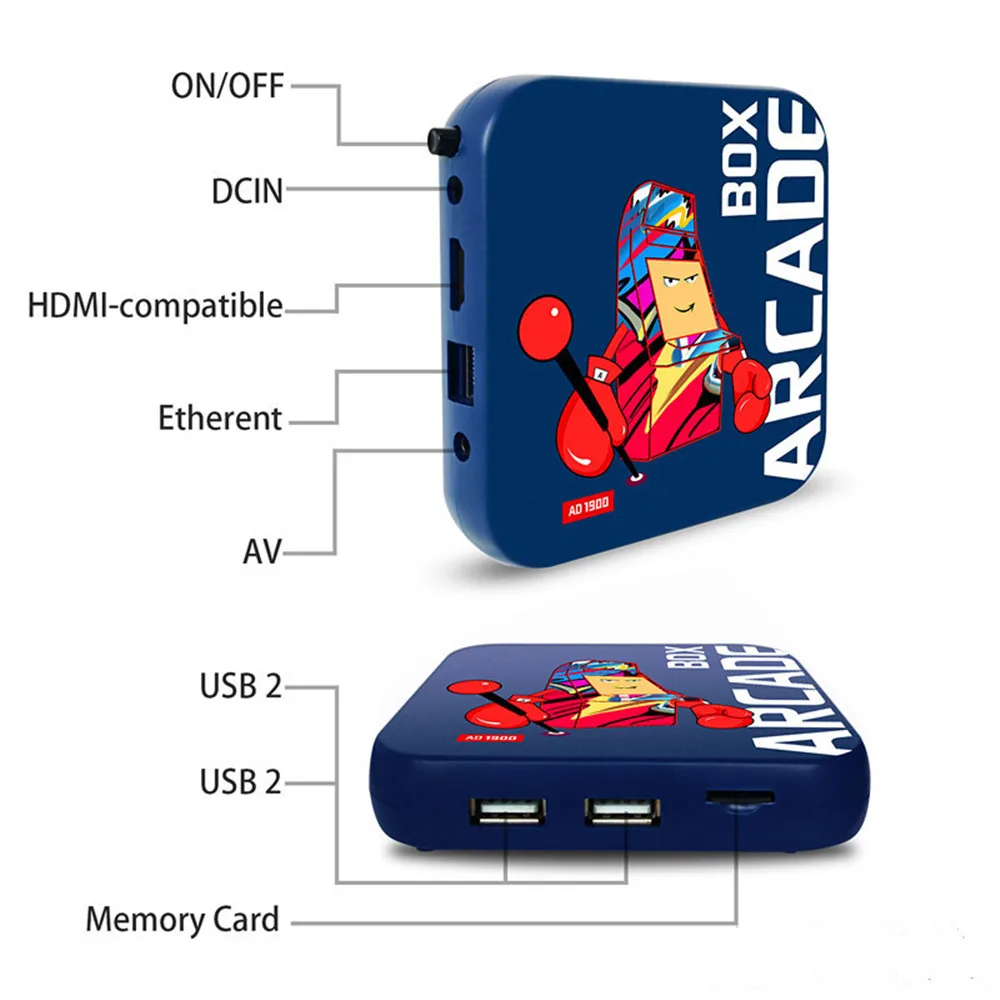 Console Retro Arcade 2000 Mini Game Jogos Grandes Clássicos Hdmi