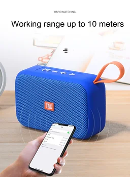 

Portable Speaker Wireless Bluetooth Speakers TG506 Soundbar Outdoor Sports Support TF Card FM Radio Aux HIFI Subwoofer