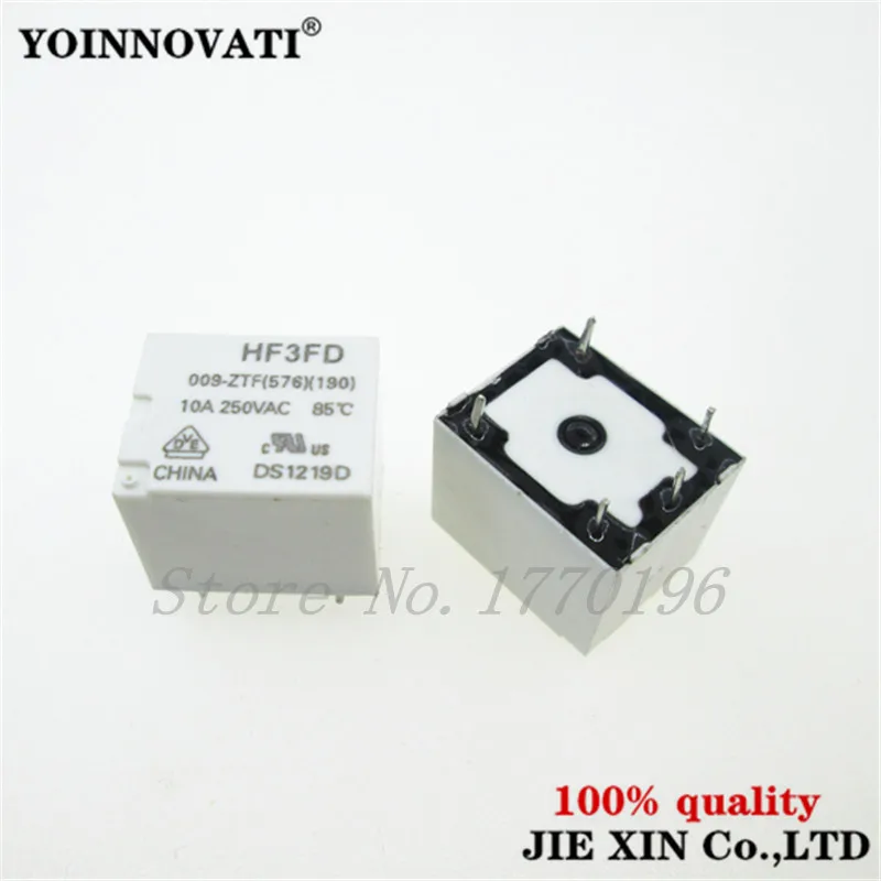 5 шт./лот HF3FD-009-ZTF HF3FD 009-H3F 10A 250VAC лучшее качество | Электронные компоненты и