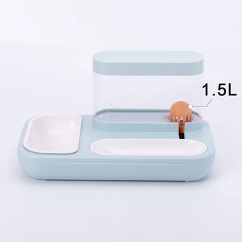 4 Style Pet Cat Bowl Dog for Cats Feeder Bowls Kitten Automatic Drinking Fountain 1.5L Capacity  4