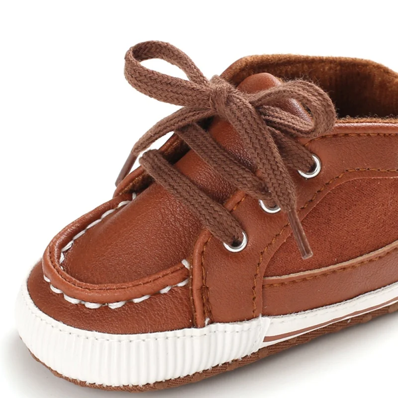 Детская обувь, новые осенне-весенние наборы для новорожденных обувь для мальчиков из искусственной кожи, для детей мокасины Повседневное кроссовки на возраст от 0 до 18 месяцев