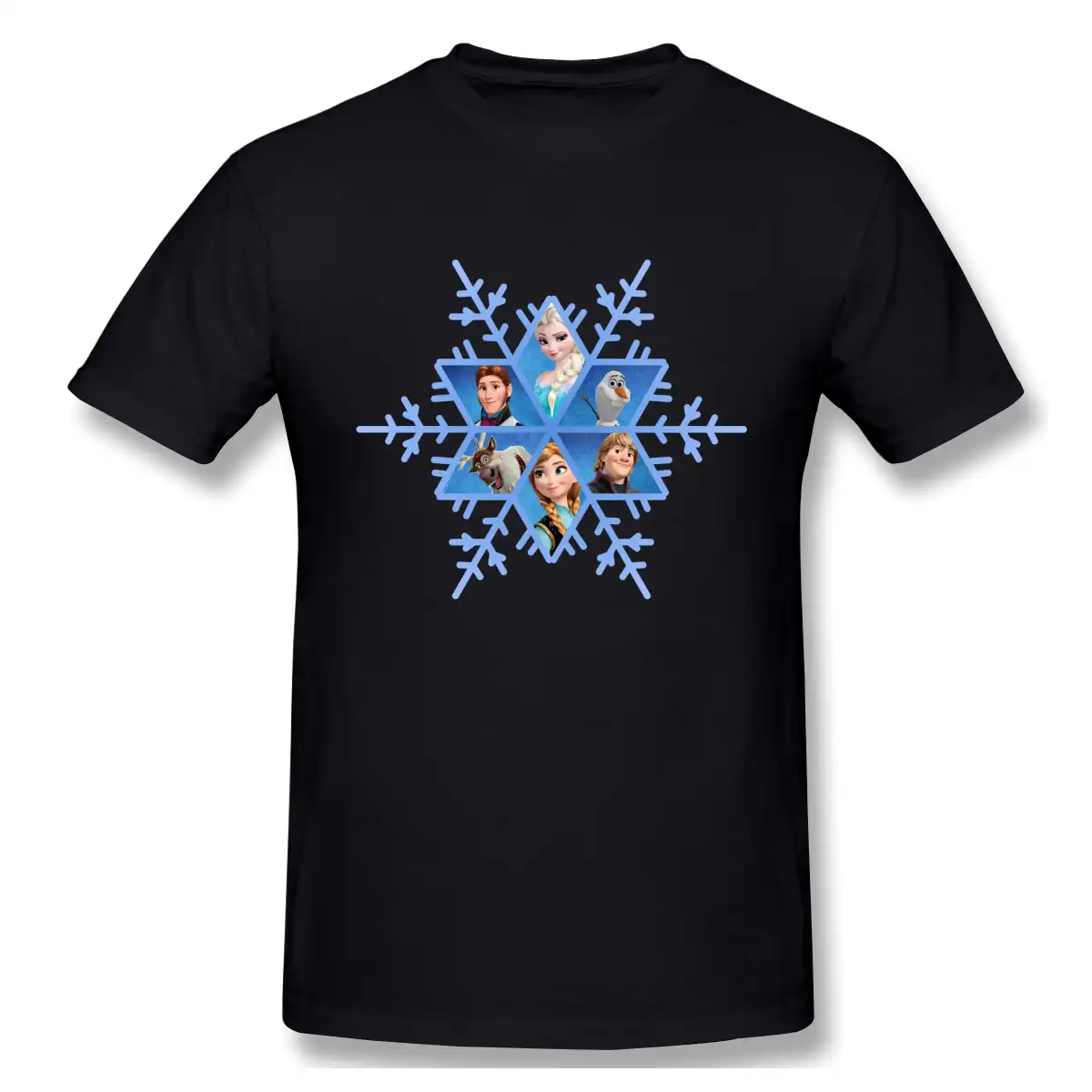 2019 funny tee cute snowflake frozen 2 t shirts men cotton tops