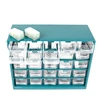 25 lattice Drawer Type Plastic Tool Box Hardware Tool Storage Box Wall Hanging Screw Parts Classification Component Box 2