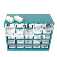 25 lattice Drawer Type Plastic Tool Box Hardware Tool Storage Box Wall Hanging Screw Parts Classification Component Box 2