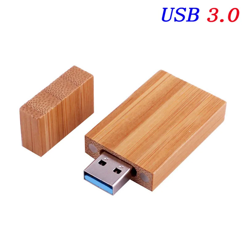 JASTER USB 3,0(более 10 шт. бесплатный логотип) деревянный USB флэш-накопитель USB+ коробка Флешка 4 г 16 г 32 г 64 г Пользовательский логотип фотография свадебный подарок - Цвет: B