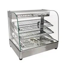 3 Слои Электрический Стекло Еда теплее потепление Дисплей витрина одобренный Ce нагревательный шкаф с подогревом