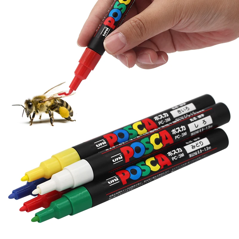 Beekeeping Tools 1Pc Queen Bee Marker Plastic Mark Pen 5 Colors Optional Not Fade Bee Identification Equipment