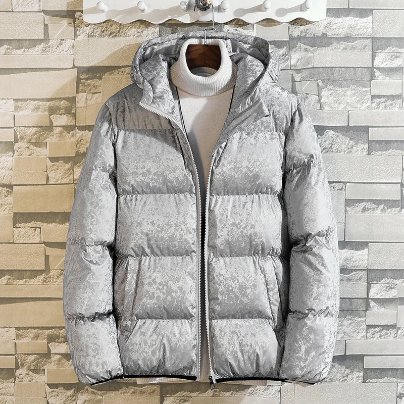 

Season Man Thickening Even Hat Long Fund Down Jackets Cotton Will Code Cotton-padded Clothes Male