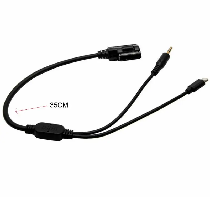 Автомобильный USB кабель для передачи данных Play Line музыкальный интерфейс для iPhone Volkswagen Audi AMI аудио кабель для зарядки автомобиля