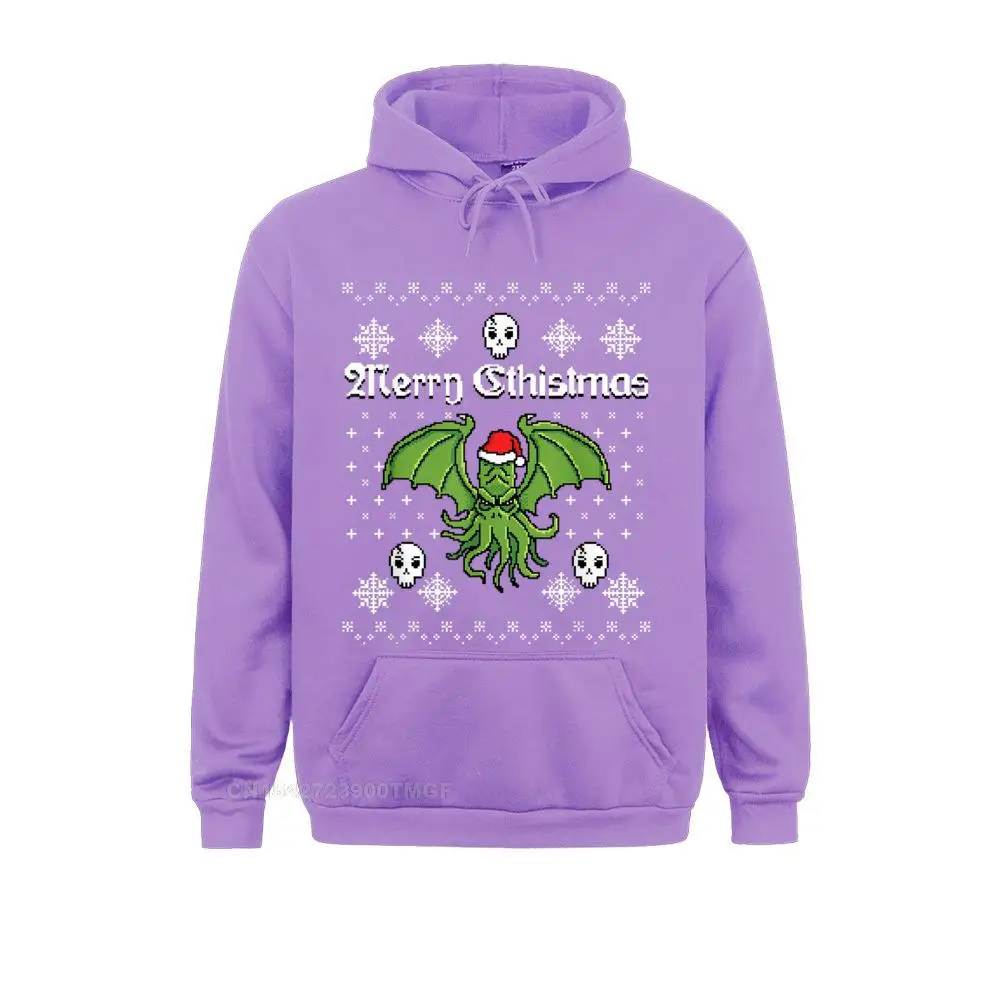 Merry Cthistmas Cthulhu Ugly Christmas Sweater Shirt__20392 Mens Prevalent Hoodies Mother Day Sweatshirts Custom Long Sleeve Hoods Merry Cthistmas Cthulhu Ugly Christmas Sweater Shirt__20392purple