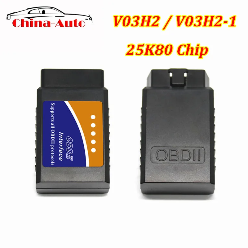 V03H2 1 Elm327 Bluetooth V1.5 адаптер BT работает на Android Torque ELM 327 V 5 интерфейс OBD2/OBD II