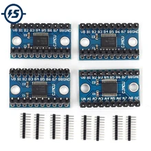 4 pces txs0108e 8 canais conversor de nível lógico bidirecional de alta velocidade completo duplex shifter 3.3v 5v para arduino raspberry pi