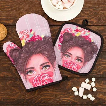 

Kitchen. set 2 ave. Ethel Love Life "Sweet Tooth", add. 17 * 17 cm, sleeve. 26 * 16 cm, p / e 100% 4437255