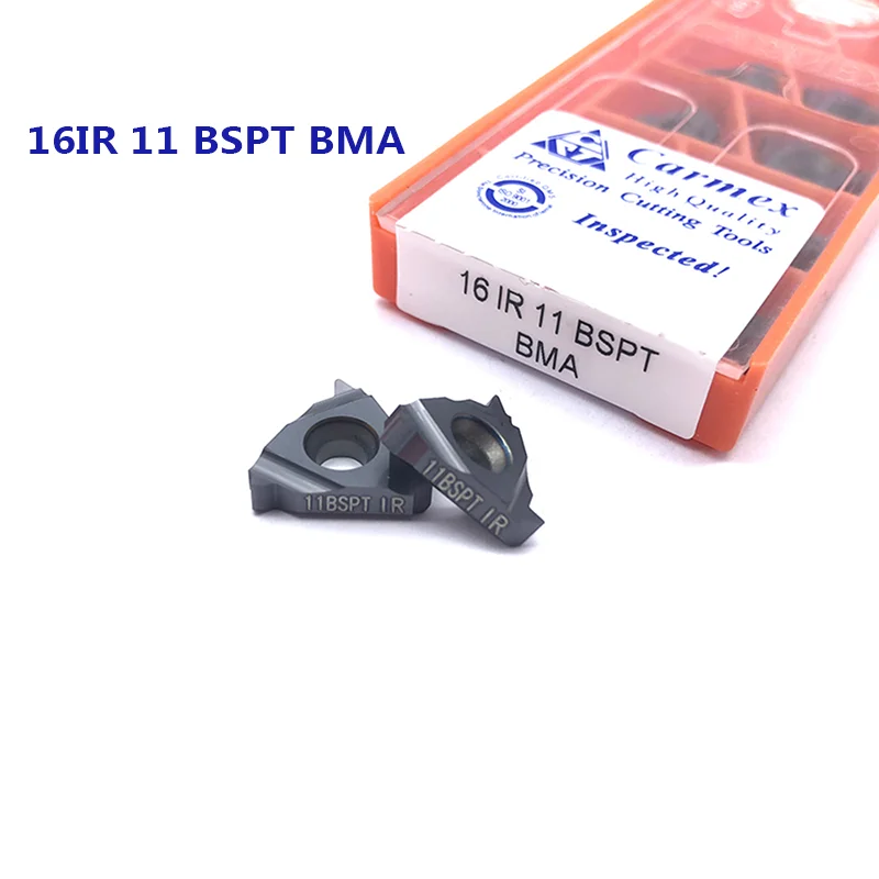 10 шт. 16ER 16IR 11BSPT 14BSPT 19BSPT 28BSPT BMA оригинальная Carmex карбидная вставка для токарного