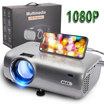 

Mini Video Projector, Portable Movie Projectors, Full HD 1080P Projector For TV Box, PS4, Laptop,Smartphone, VGA, TF, AV