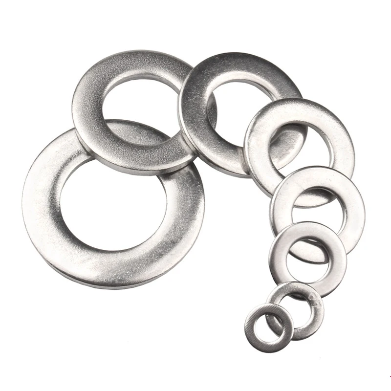 100PCS M3 Washers, M3 x 7mm Flat Spacer Repair Washer, Jeboler DIN 125 A2  V2A Washers