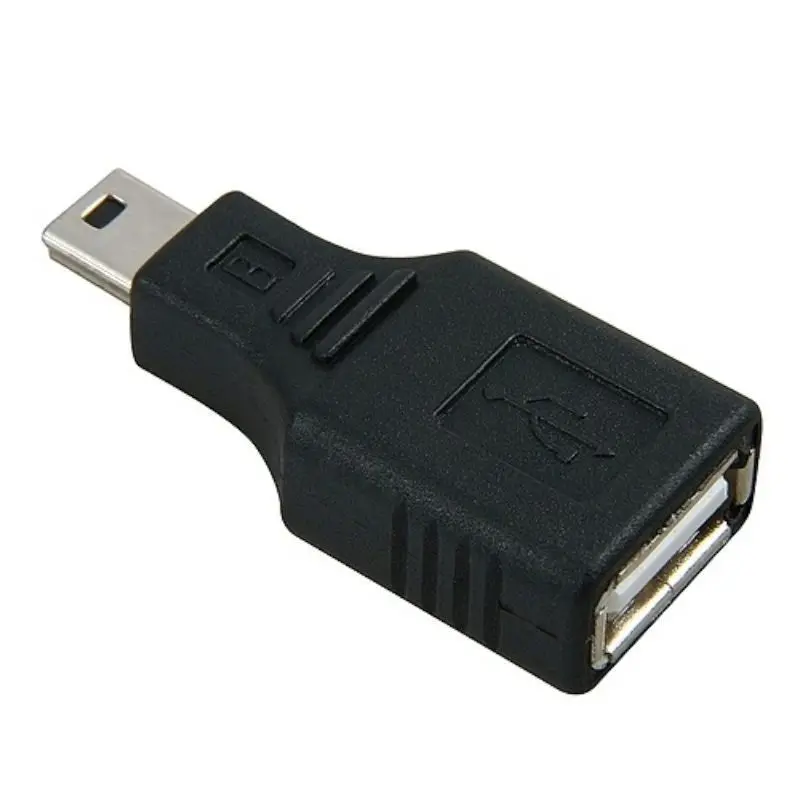 OTG Кабель-Удлинитель USB 2,0(мама) 5-контактный разъем B штекер USB адаптер для компьютера ПК адаптер планшета черный USB Пол чейнджер