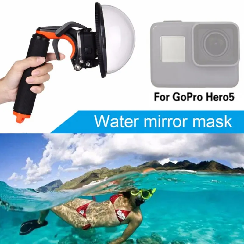 Фото Новый купольный объектив для Gopro Hero 5 аксессуары прозрачная крышка дайвинга с