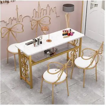 

European style simple net red special price manicure table and chair set