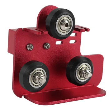 

3D Extruder Back Support Plate with Pulley 3D Printer Parts Accessory Extruding Backplate for CR-10 PRO CR-10S PRO