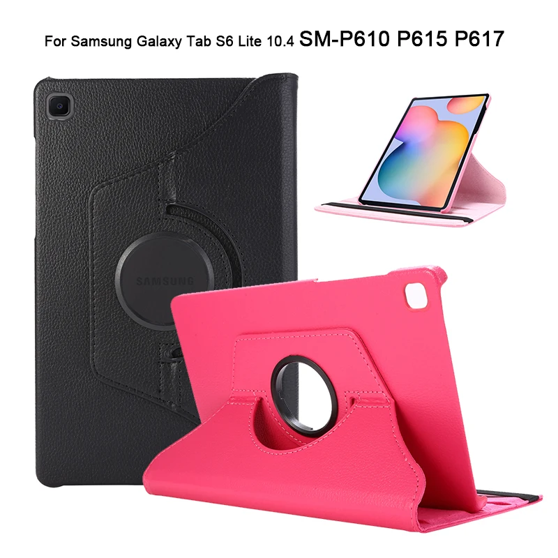 Вращающийся на 360 градусов чехол для Samsung Galaxy Tab S6 Lite 10 4 SM P610 P615 P617 &quotЧехол из