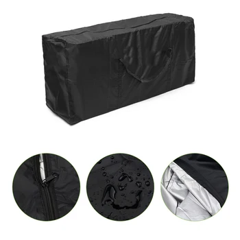 

1pcs Large Capacity Outdoor Garden Furniture Storage Bag Cushions Seat Protective Cover Waterproof Multi-Function Storage Bags