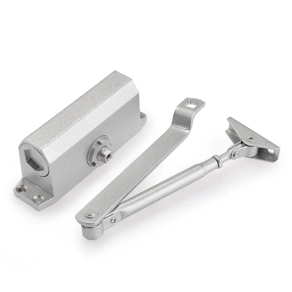 

Hot Sale Automatic Door Closers Security System 25-35KG Aluminium Adjustable Closing/Latching Speed