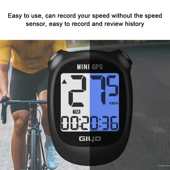 

Giyo Gps Fietscomputer Draadloze Fietscomputer Fiets Snelheidsmeter Kilometerteller Waterdicht Cyclus Fiets Computer Voor Mtb