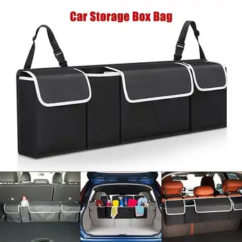 

Car Stowing Tidying Portable Anti-slip Car Trunk Storage Bag Organizer Compartment Boot Folding Box маска камера заднего вида