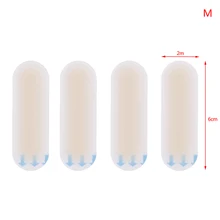 Женская мода силиконовый клей гидроколлоидный гель Пластырь от мозолей анти-ношение пятки накладки для ногтей гель Мягкая наклейка пятки 4 шт./компл