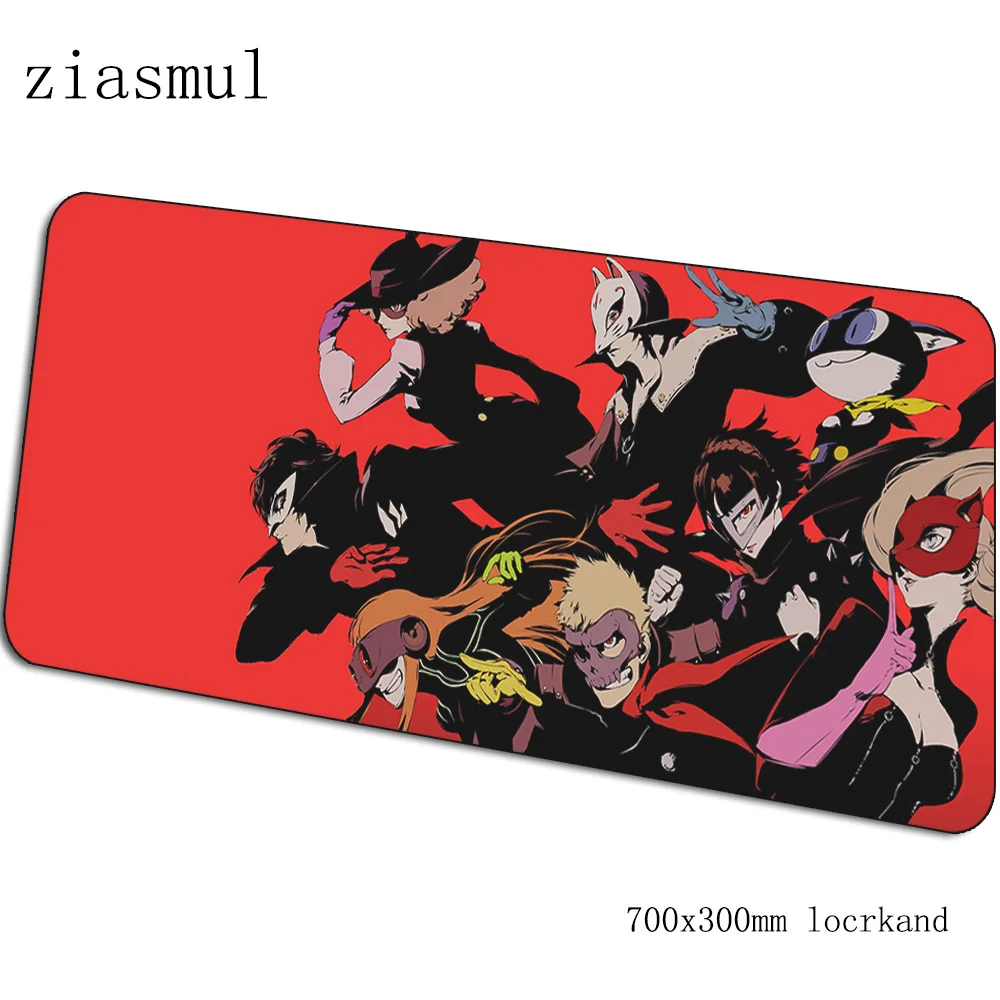 Persona 5 Коврик для мыши геймер Инди Поп 70x30 см игровой коврик для мыши pc notbook Настольный коврик padmouse игры властные геймерские коврики геймпад - Цвет: pattern 1