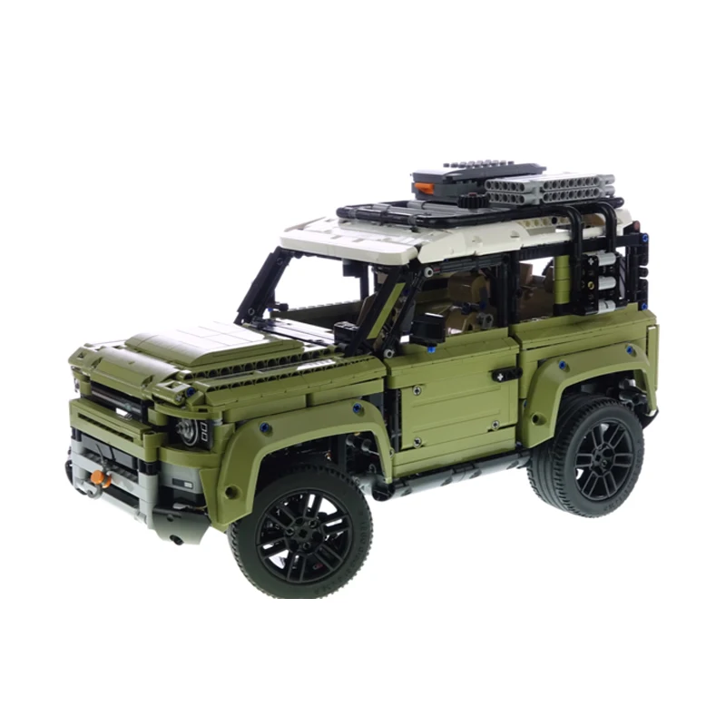 Новые Lepinblocks 93018 Land Rovers Defender, 2830 шт, совместимые с Technic 42110, строительные блоки, кирпичи, развивающие игрушки, подарки для мальчиков