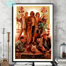 El gran Lebowski Poster clásico película Vintage lienzo pintura pósters e impresiones pared arte imagen sala de estar hogar Decoración