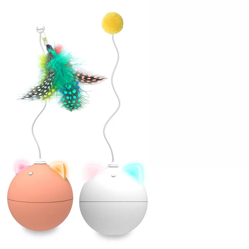 

Automatically Funny Cats Feather Feather Cat Toy Cat Supplies Pet Toys Interactive Cat Toy Game New Products 2019