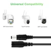 6 Meters/32.8ft Length DC 12V Power Adapter 10m Extension Cable For CCTV Security IP Camera Power Adapter 5.5x2.1mm DC Plug 6