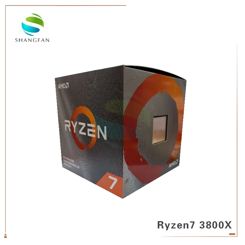 Процессор AMD Ryzen 7 3800X R7 3800X3,9 GHz 7NM L3 = 32M 100-000000025 105W 8Core 16Thread cpu Socket AM4 с охлаждающим вентилятором