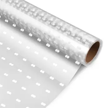 

1 Roll Cellophane Wrap Practical 3 Mil Thickness Cellophane Wrap Roll Cellophane Paper for Arts & Crafts